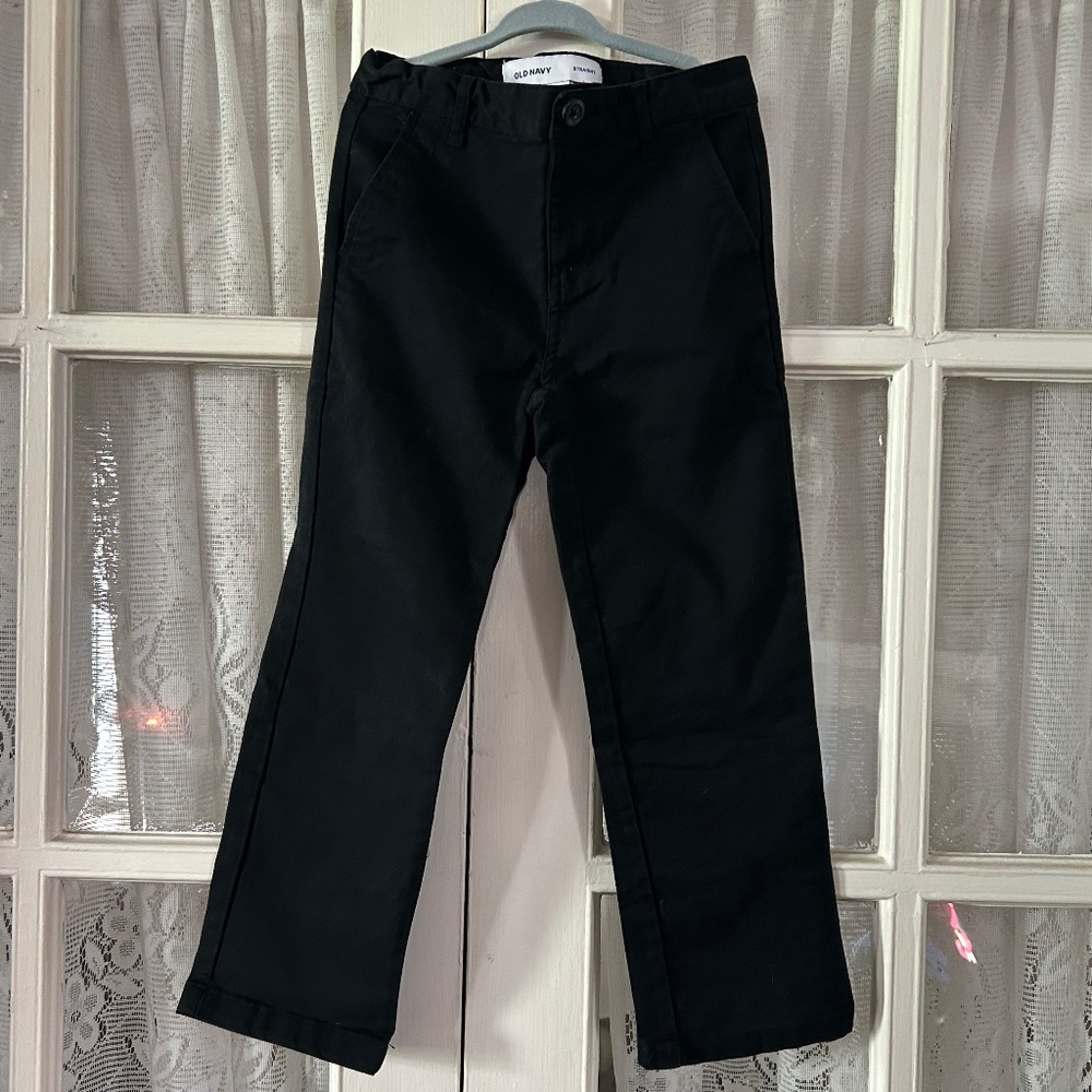 😉Bundle Days😉 Old Navy Straight Black Boys Pants Size 6